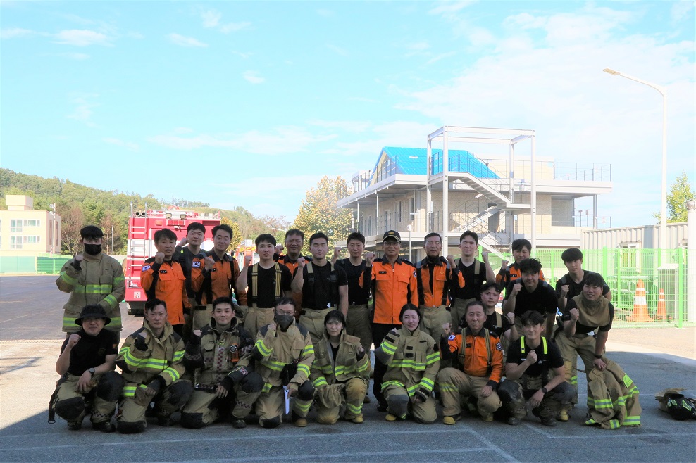 2022. 10. 14. 팀 단위 화재대응 전술훈련(경북소방학교)