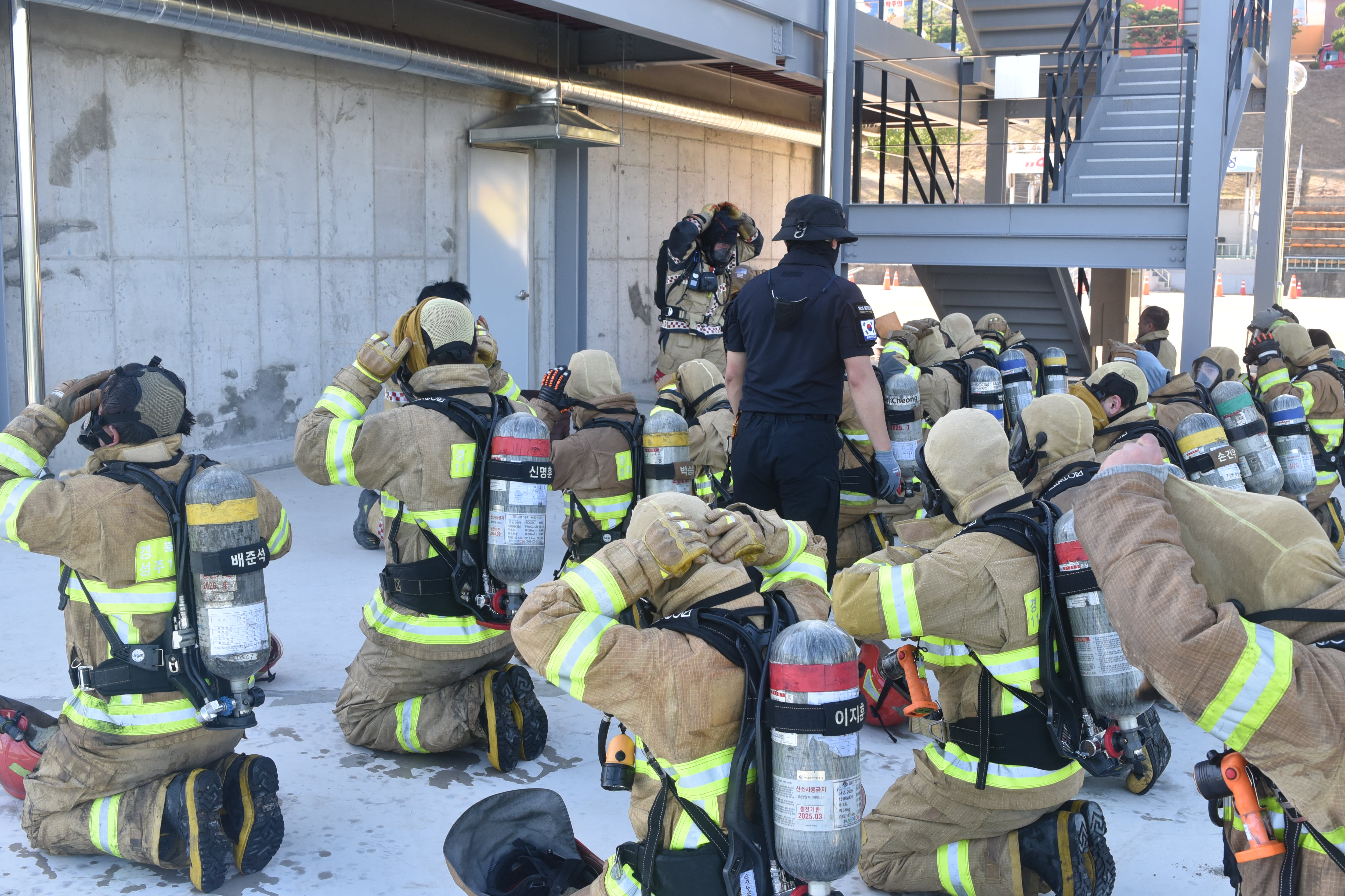팀 단위 화재대응 전술훈련(성주소방서)