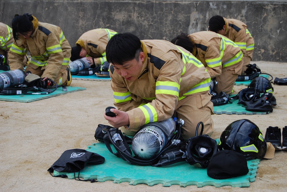 제87기 신규임용자 화재 개인전술 훈련