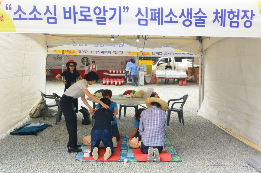2016 문경약돌한우, 문경오미자 축제 소방안전체험부스 운영