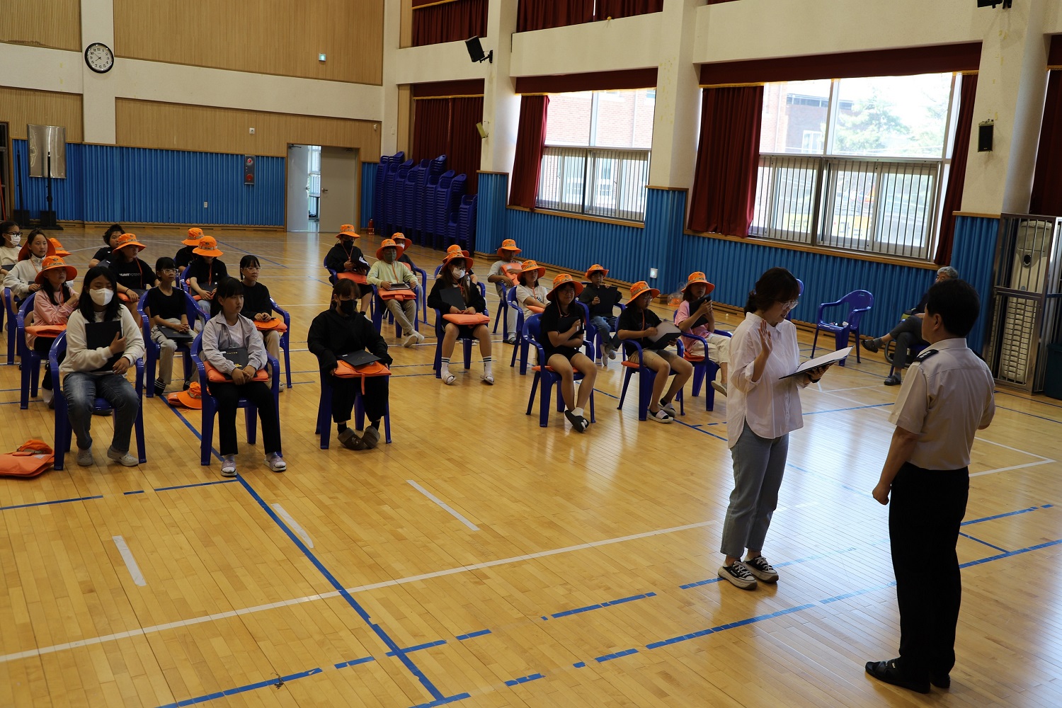 봉화소방서, 봉화초등학교 한국119청소년단 발대식 및 소방안전교육 실시