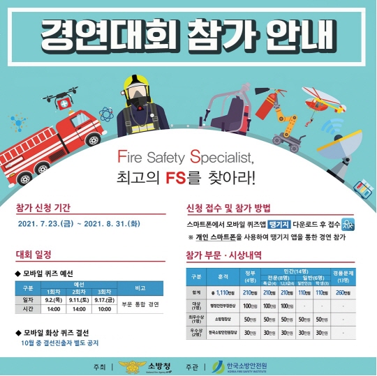 제4회 대한민국 소방과학·기술 경연대회 개최