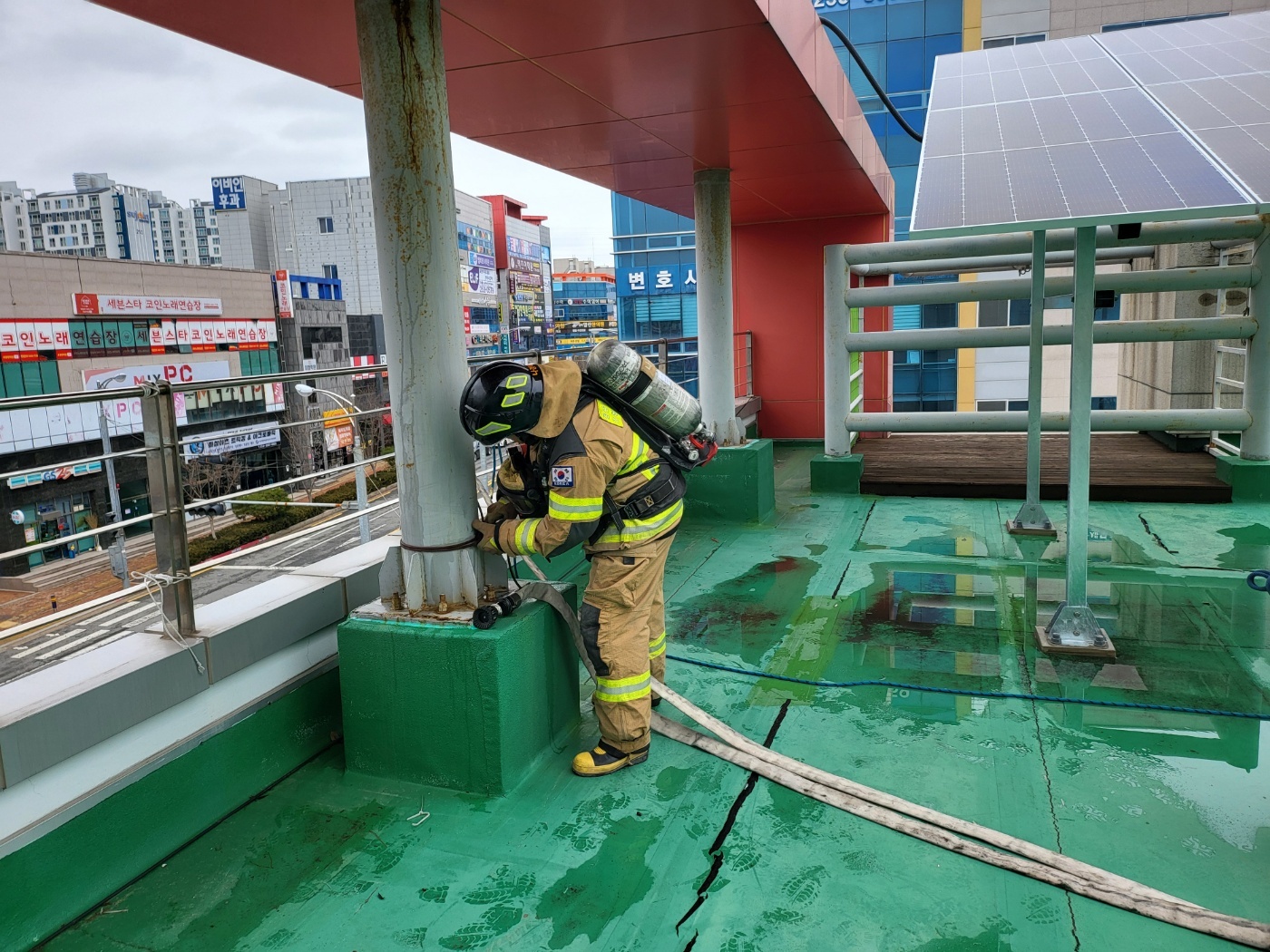 2024. 2. 6.(화) 장량센터 청사 활용 화재진압 훈련