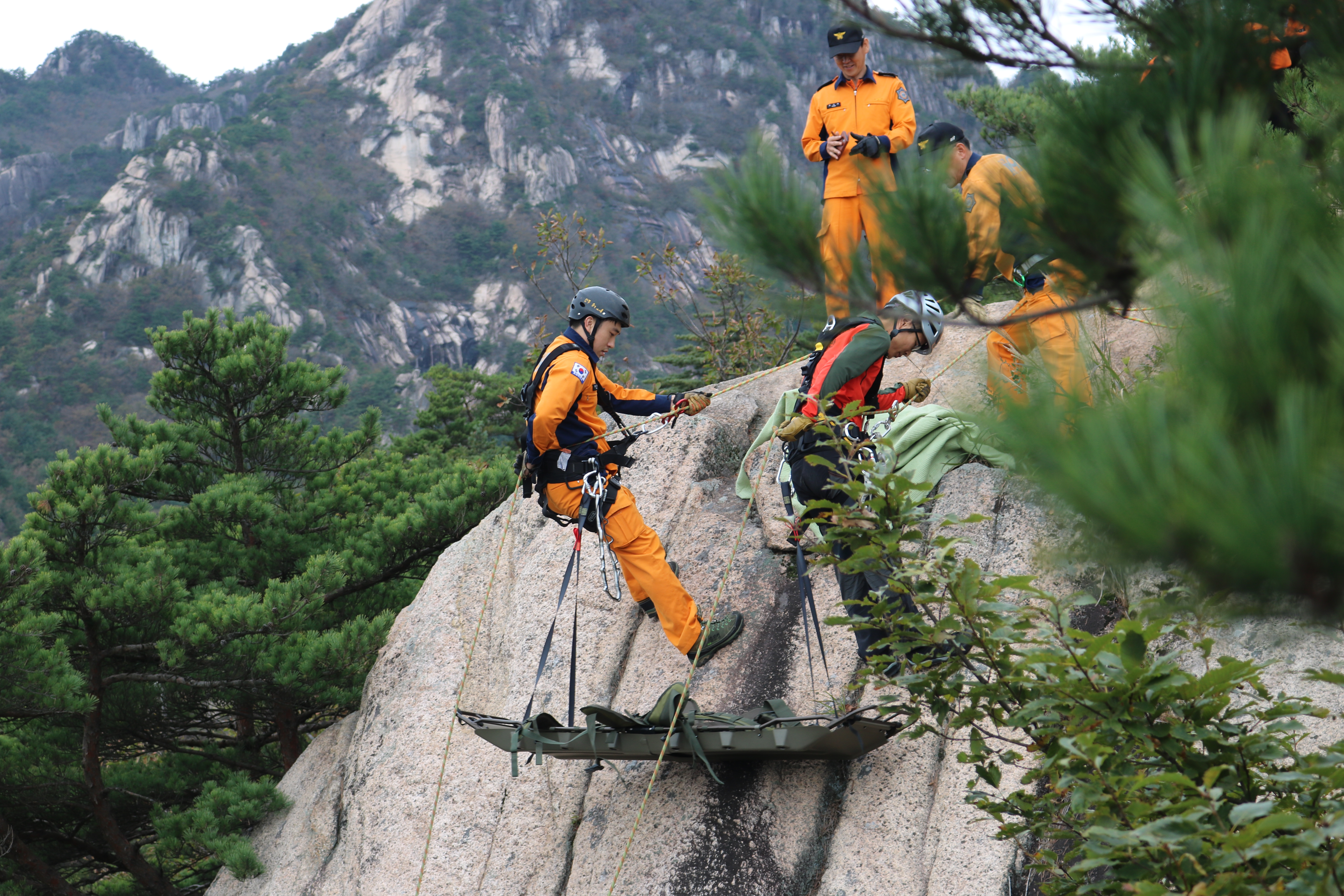 2016년 하반기 유관기관 합동 산악구조훈련